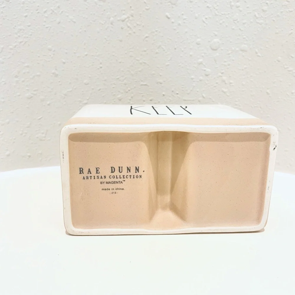 Rae Dunn KEEP Bath Toothbrush/Pens Holder NEW